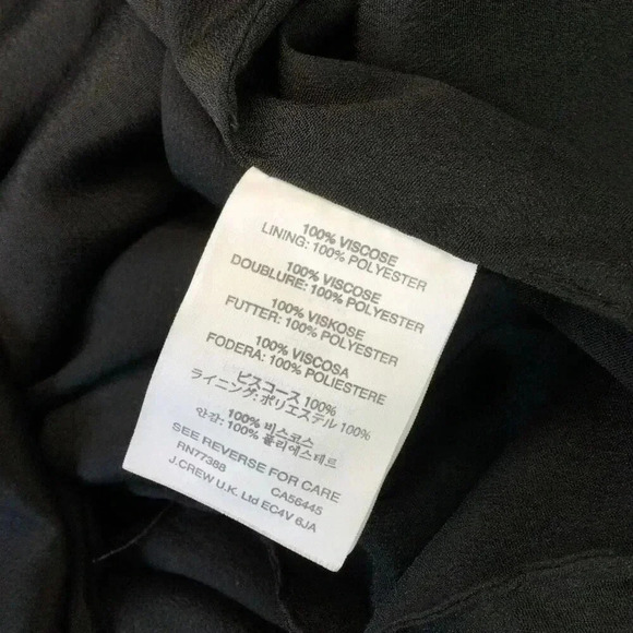 J. Crew Womens Black Sleeveless Lined Asymmetric Zip Jumpsuit One-Piece Size 4 - Picture 6 of 15